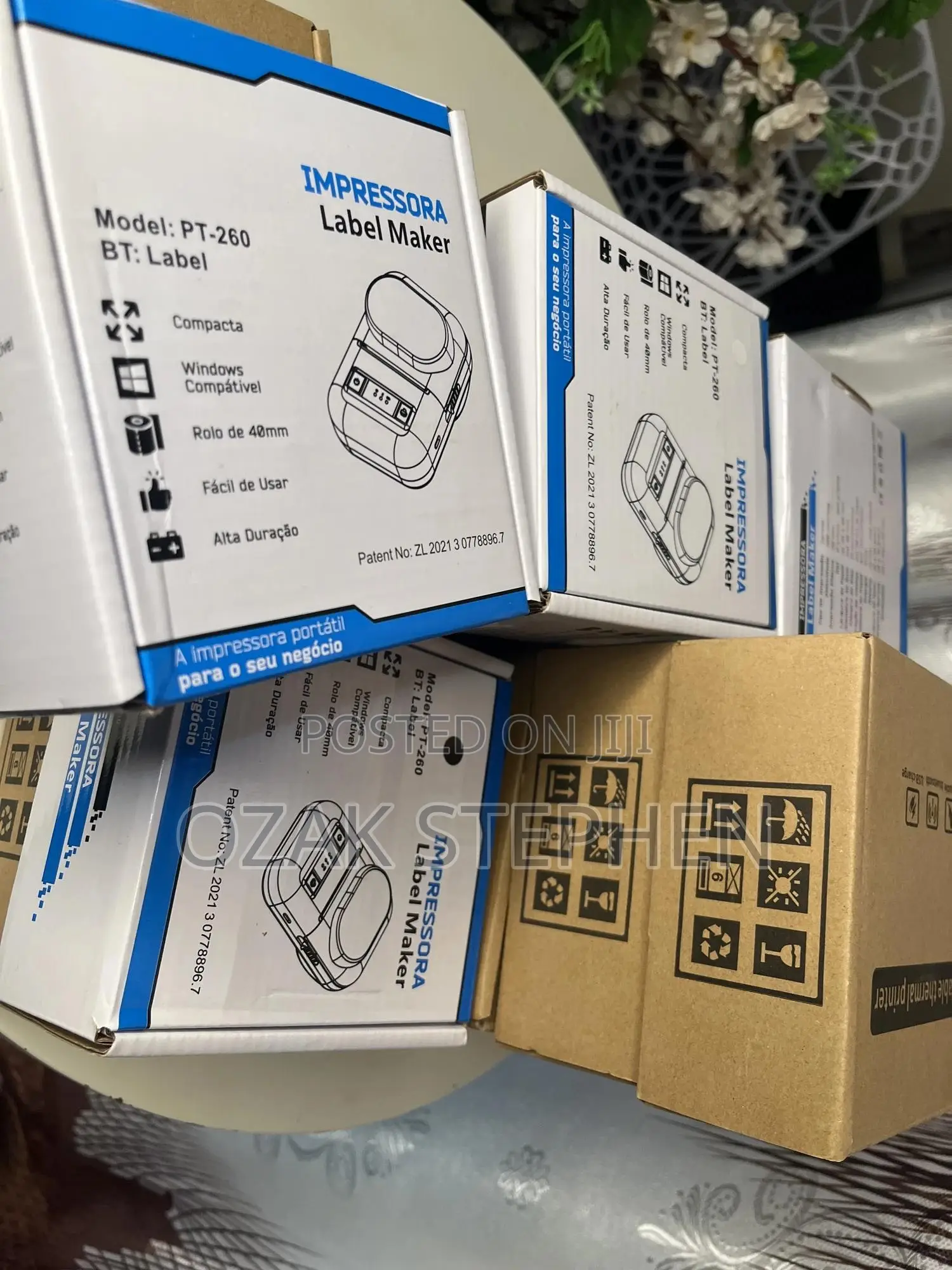 Impressora Bluetooth Label Label Printer
