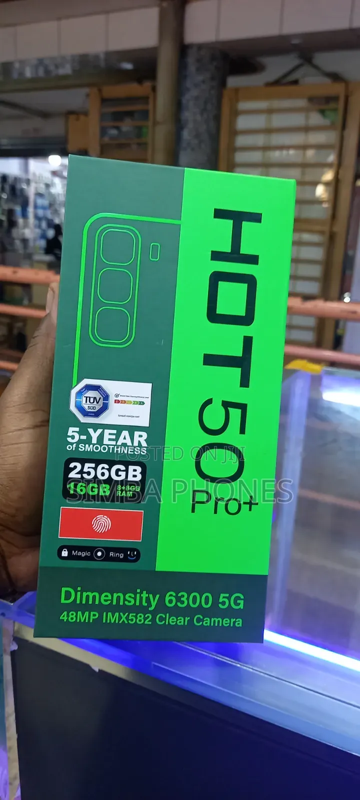 New Infinix Hot 50 Pro+ 4G 256 GB Gray