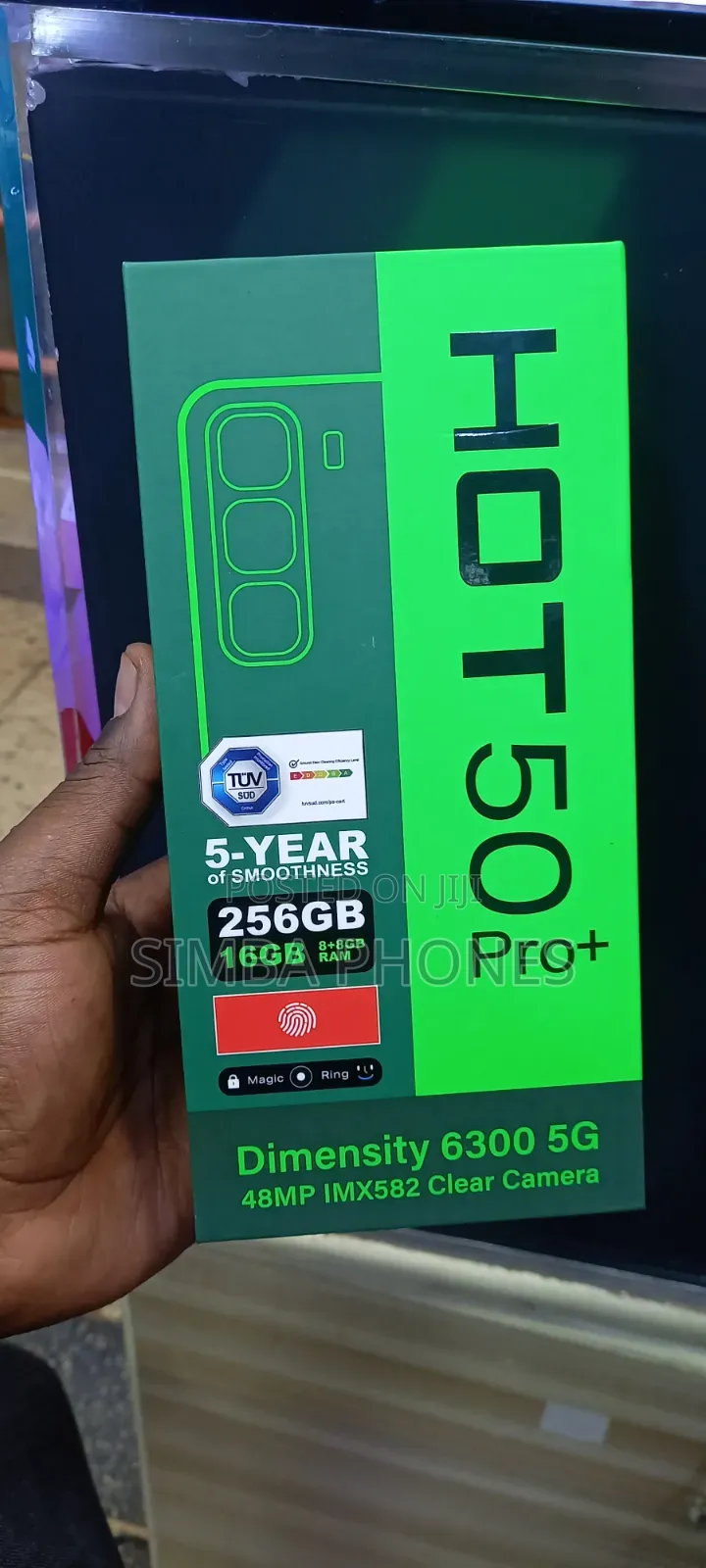 New Infinix Hot 50 Pro+ 4G 256 GB Green