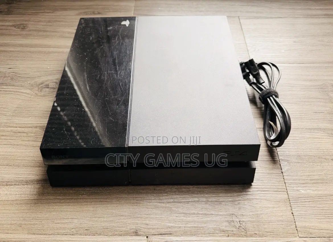 Sony Playstation 4 (Ps4) 500gb Console - Jet Black Console Only .;: