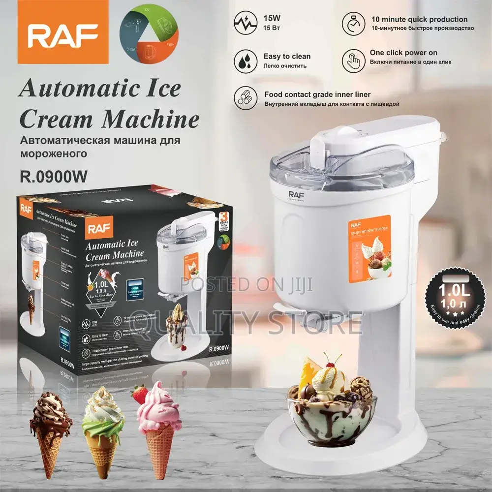 Raf Automatic Ice Cream Machine