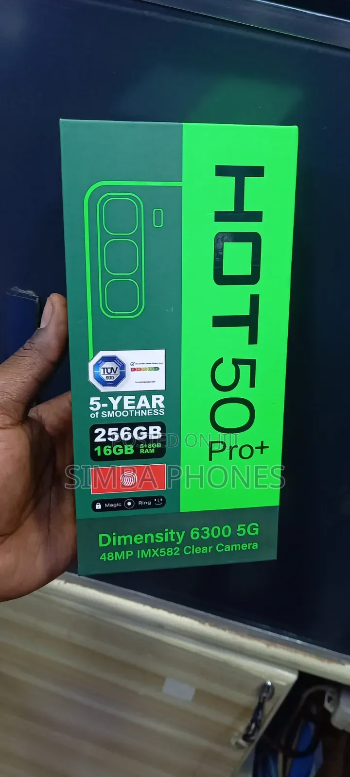 New Infinix Hot 50 Pro+ 4G 256 GB Purple