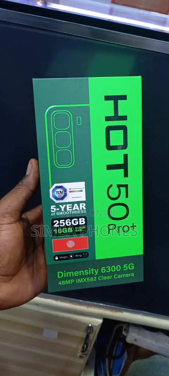 New Infinix Hot 50 Pro+ 4G 256 GB Purple