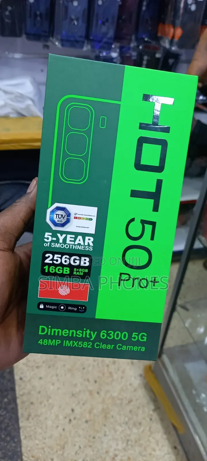 New Infinix Hot 50 Pro+ 4G 256 GB Rose Gold