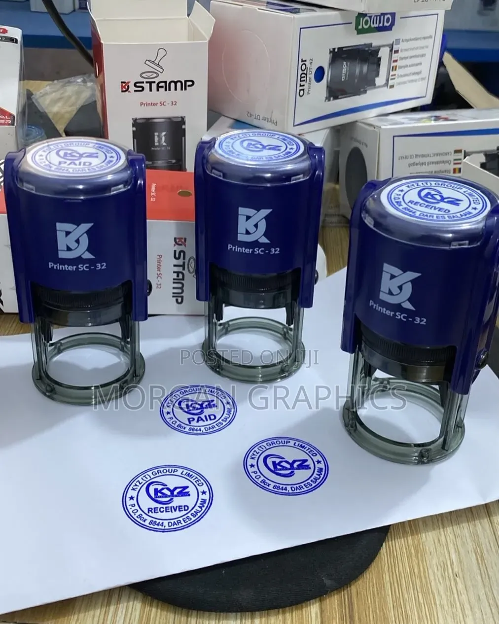 School and Office Stamps