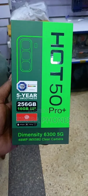 New Infinix Hot 50 Pro+ 4G 256 GB Silver