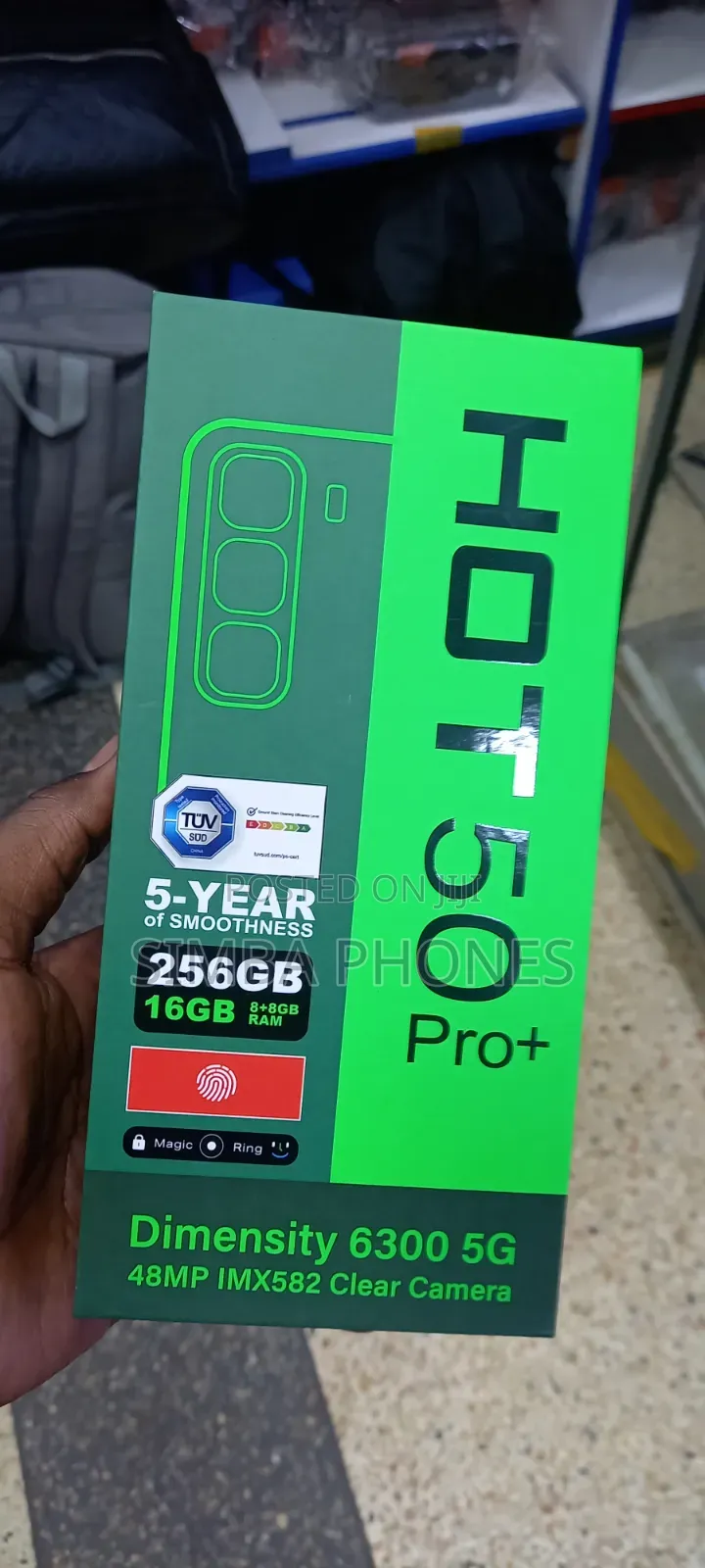 New Infinix Hot 50 Pro+ 4G 256 GB Silver