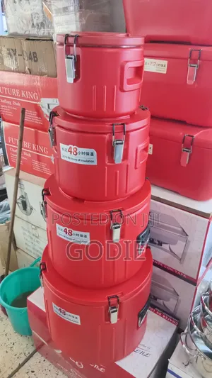 Commercial-Grade Insulated Food Transport Containers or Barrels