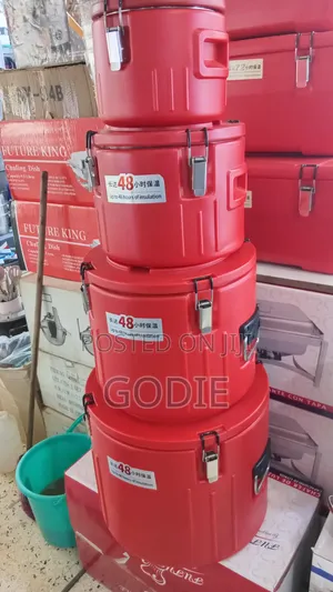 Commercial-Grade Insulated Food Transport Containers or Barrels