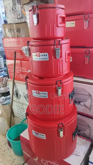 Commercial-Grade Insulated Food Transport Containers or Barrels