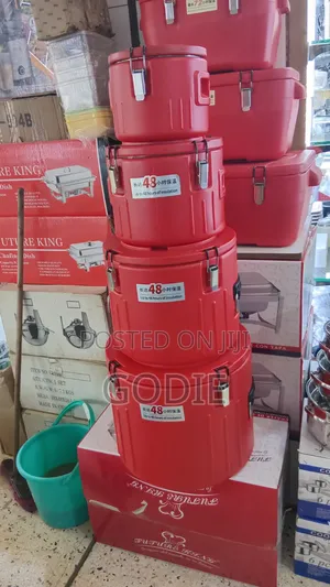 Commercial-Grade Insulated Food Transport Containers or Barrels