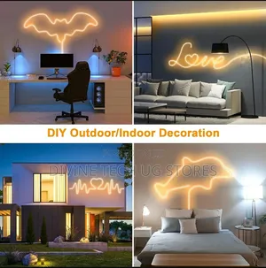 Led Flexible Neon Strip Light Outdoors Waterproof 50m