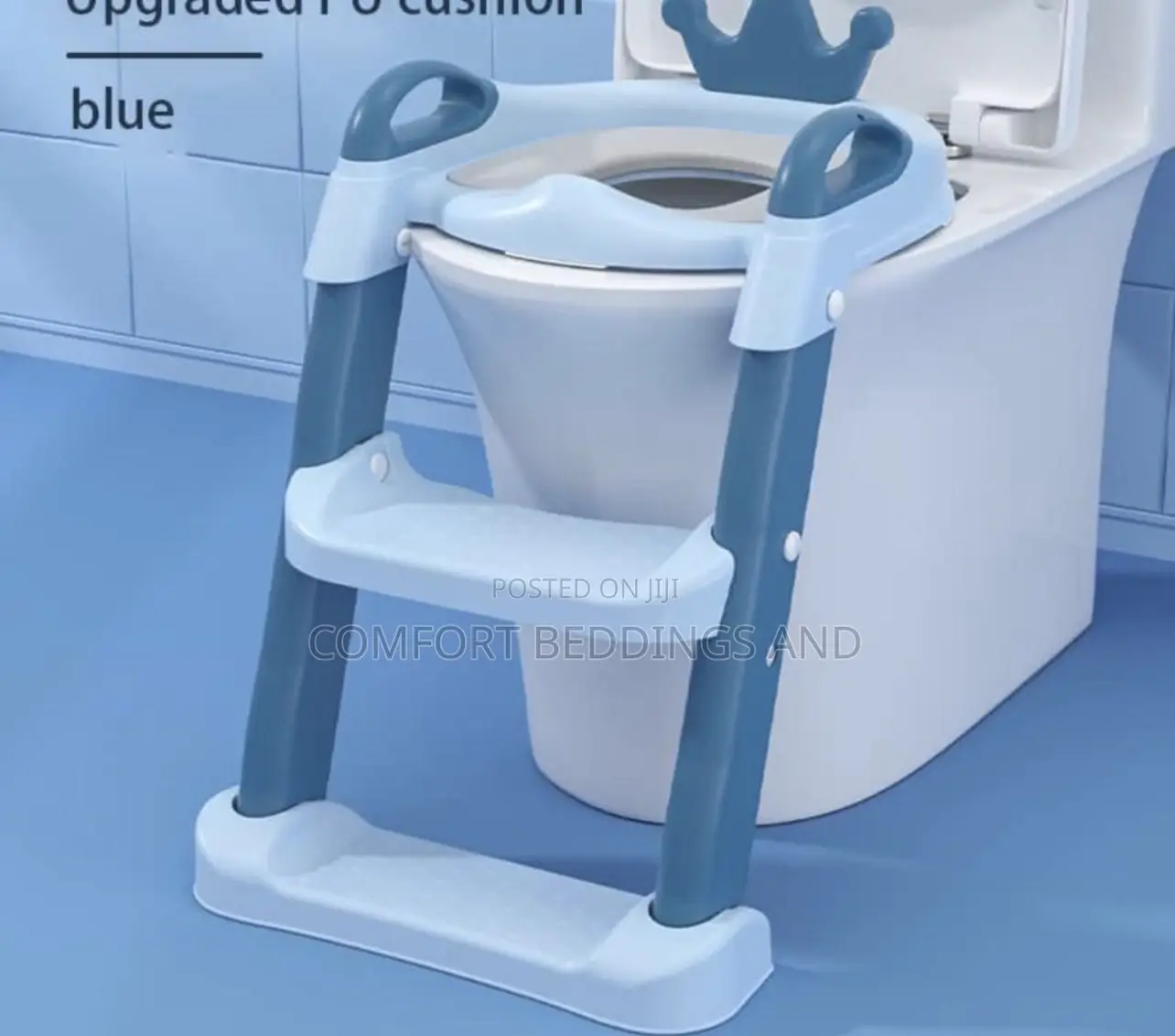 Baby Toilet Ladder Light Blue