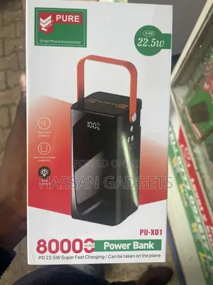 Power Bank, 80000mah High-Capacity Battery Charger, 65w in/Out Usb-C