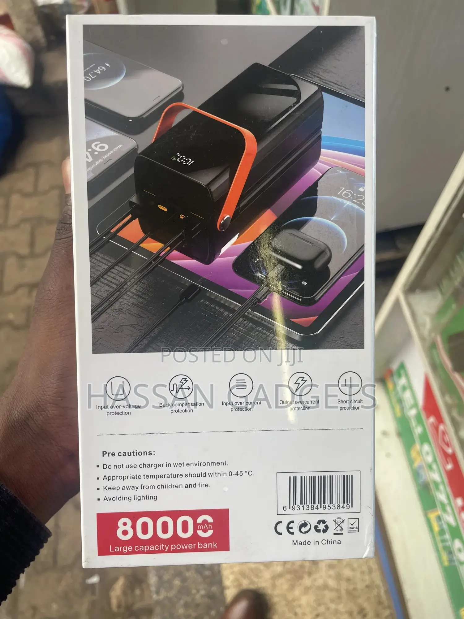 Power Bank, 80000mah High-Capacity Battery Charger, 65w in/Out Usb-C