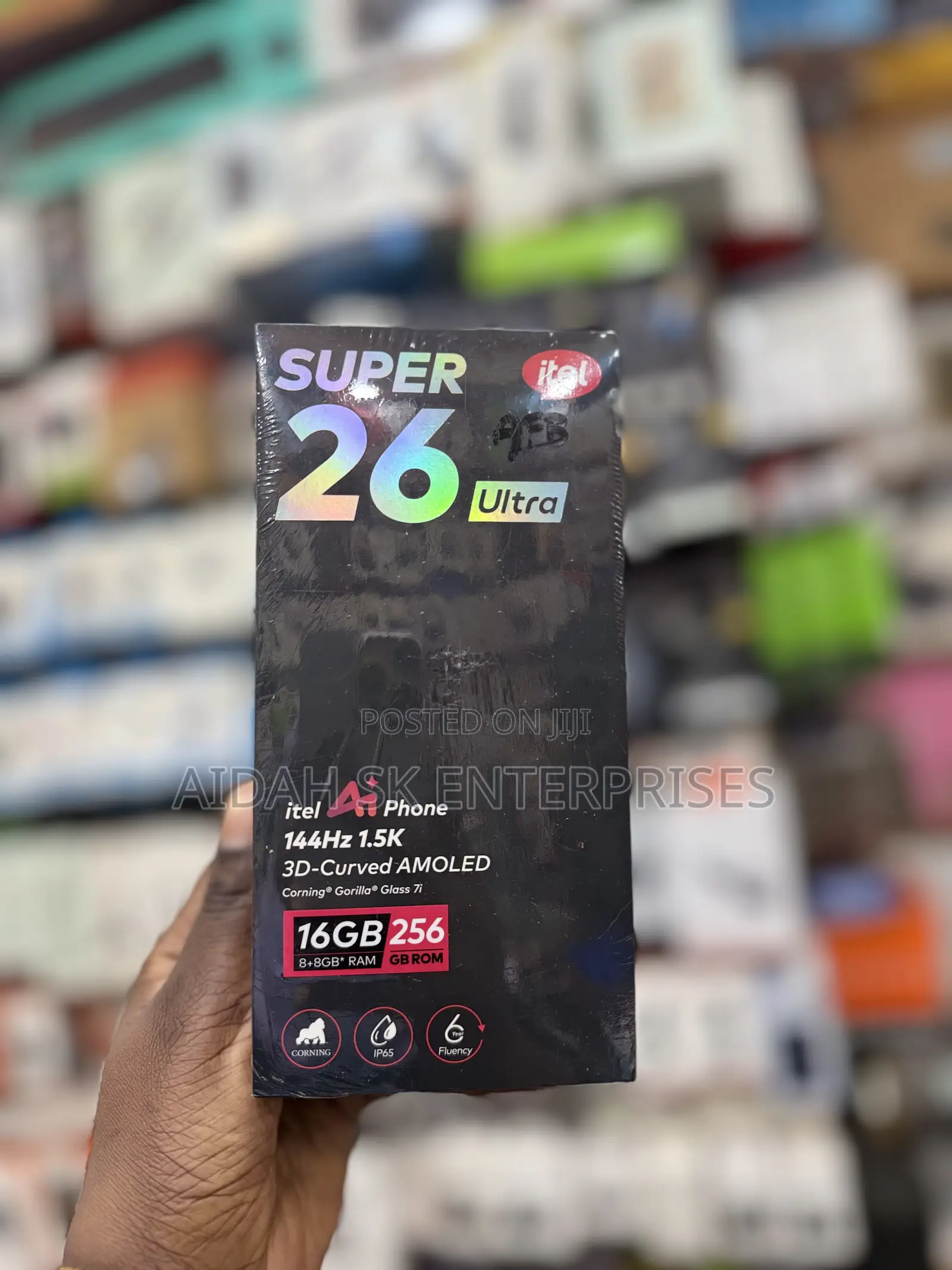 New Itel S26 Ultra 256 GB Black