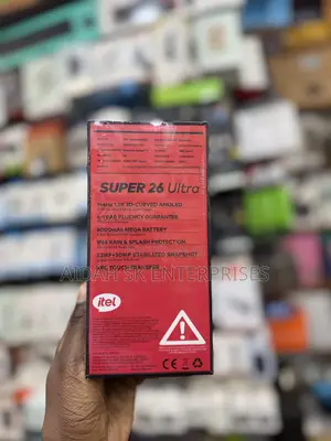 New Itel S26 Ultra 256 GB Black