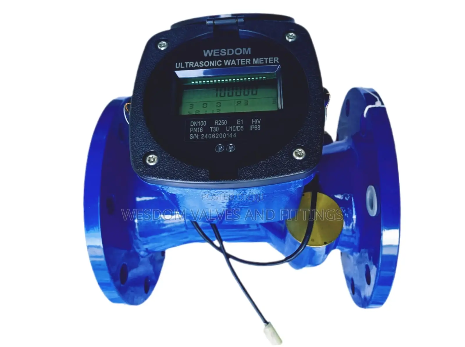 Ultrasonic Water Meter 2"-4" Pn16 (Cast Iron, R250, Ip68)