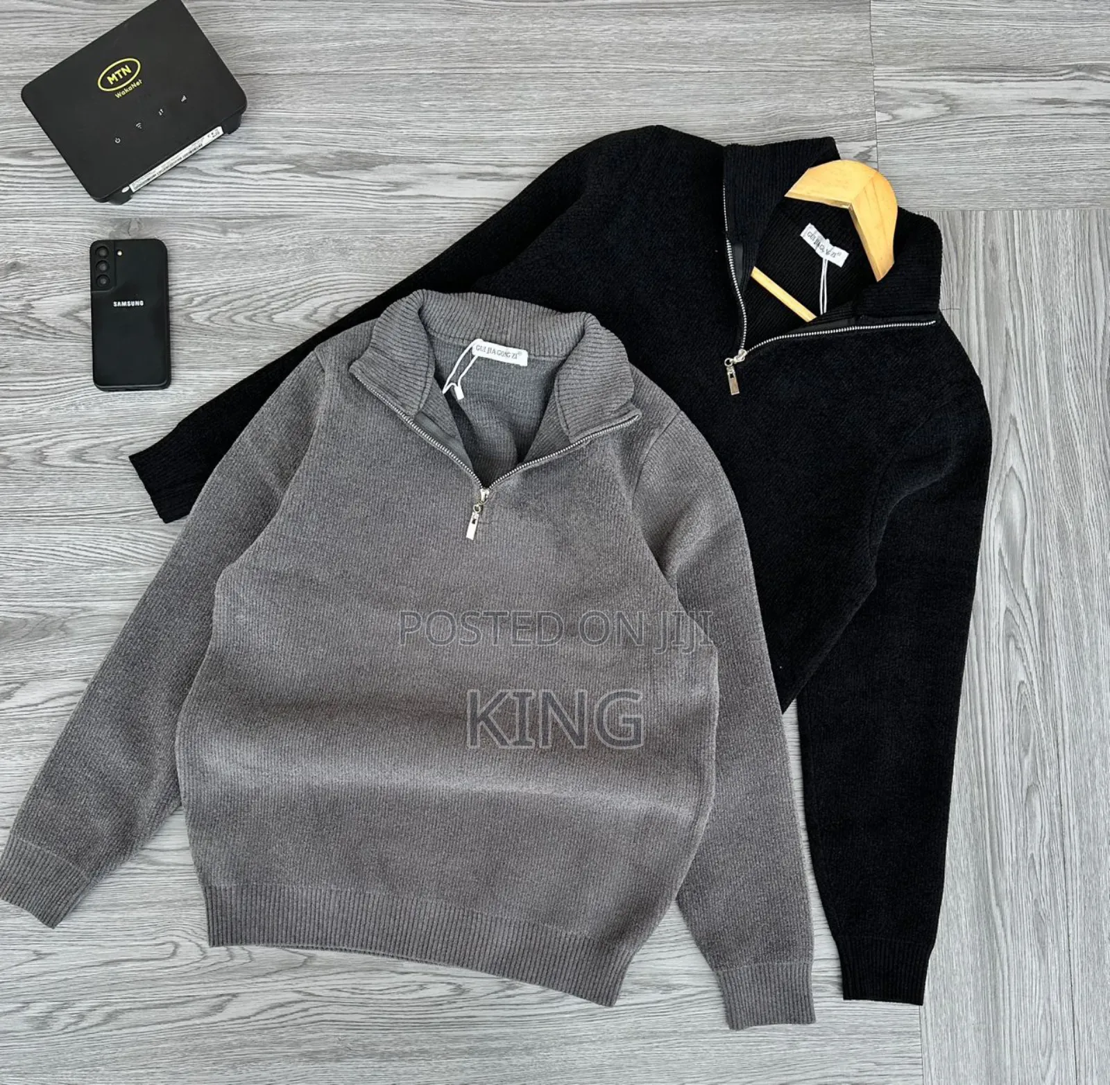 Fashion Alley Quarter Zip Sweater
