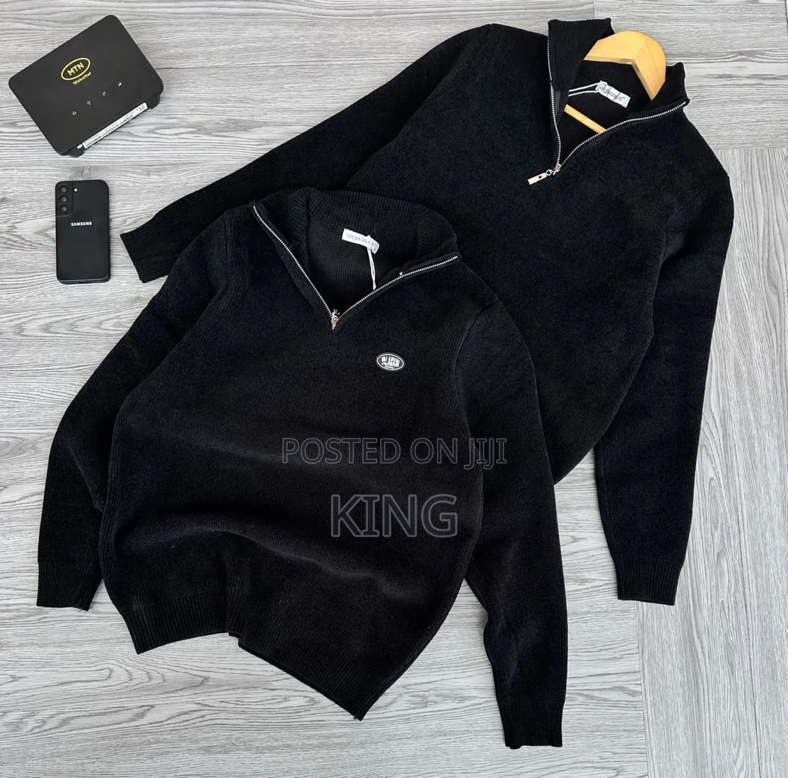 Fashion Alley Quarter Zip Sweater