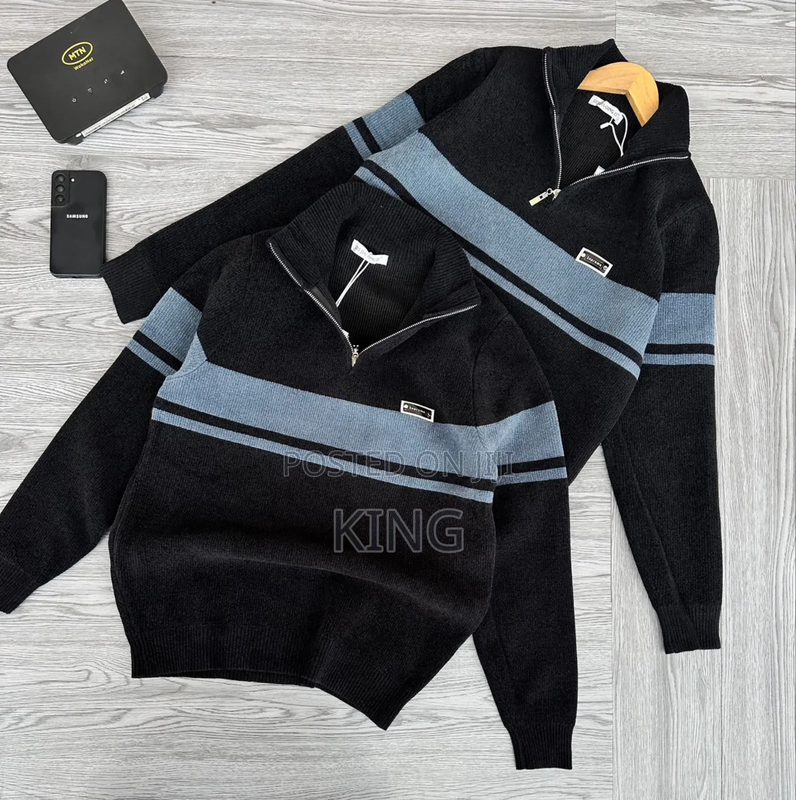 Fashion Alley Quarter Zip Sweater