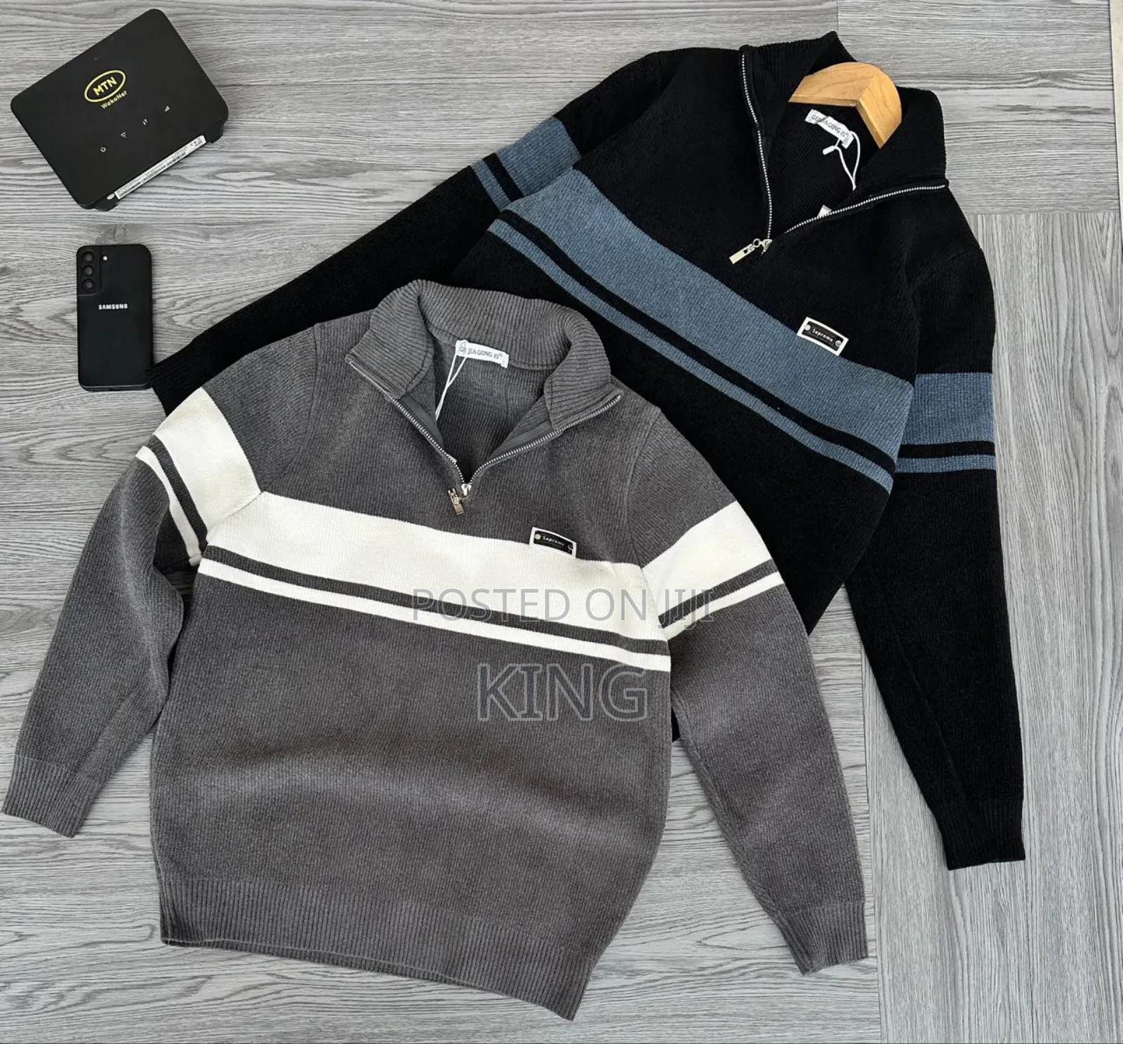 Fashion Alley Quarter Zip Sweater