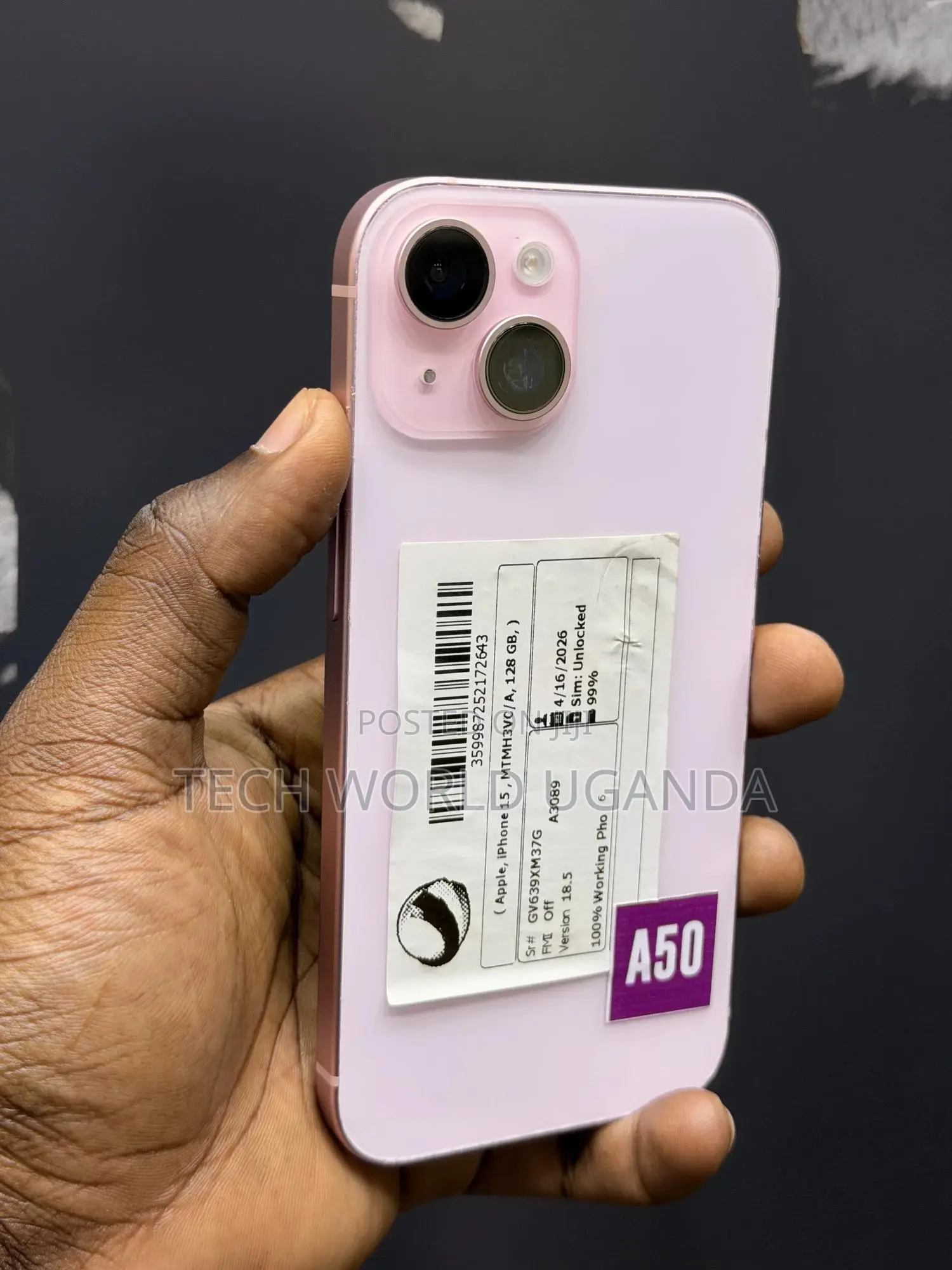 Apple iPhone 15 128 GB Pink