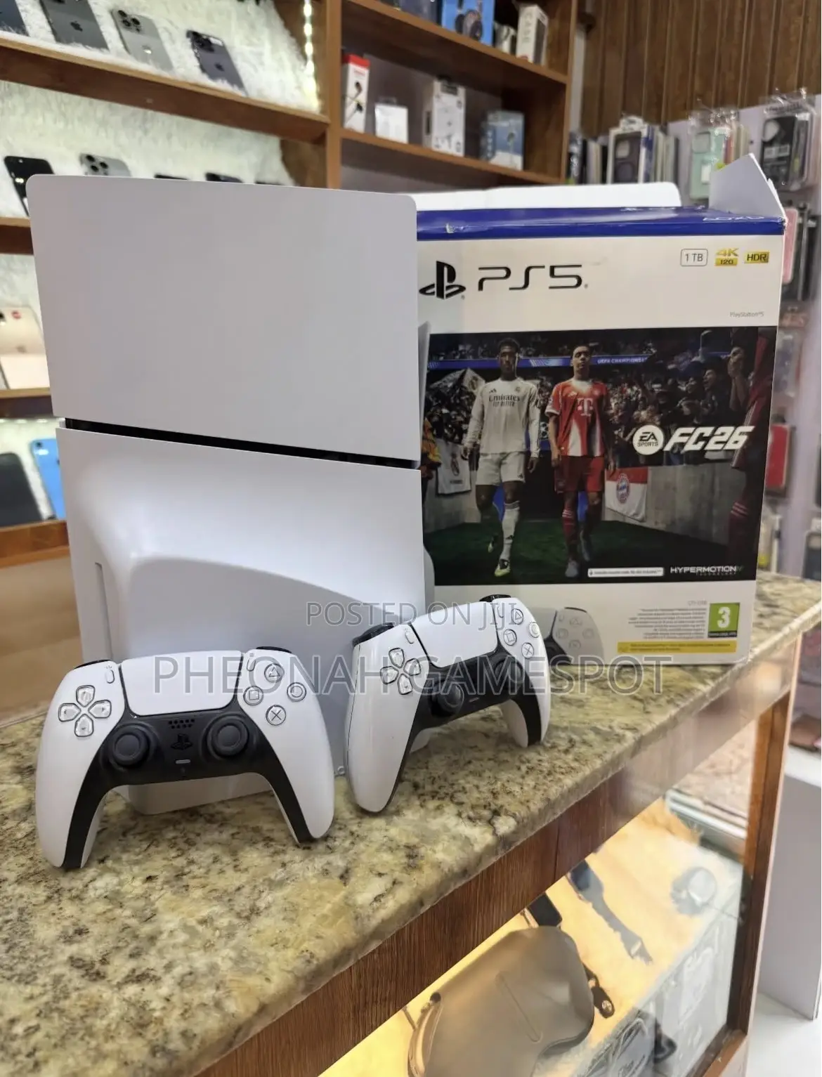 Ps5 Slim Console, 2 Pads, 2+ Games Installed, Ready for Pickup Today