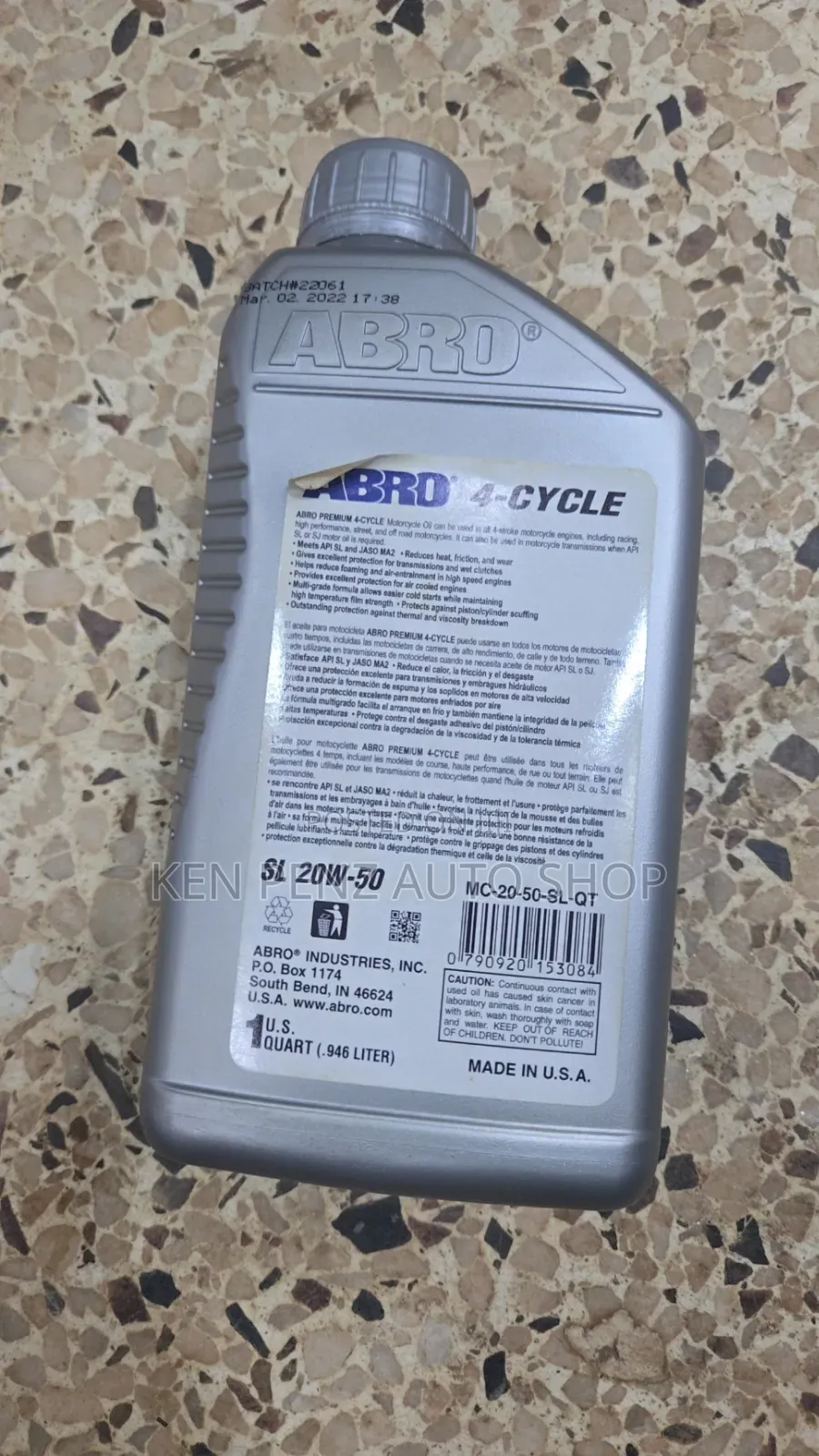 Abro Premium 5000 Motorcycle Lubricant Oil