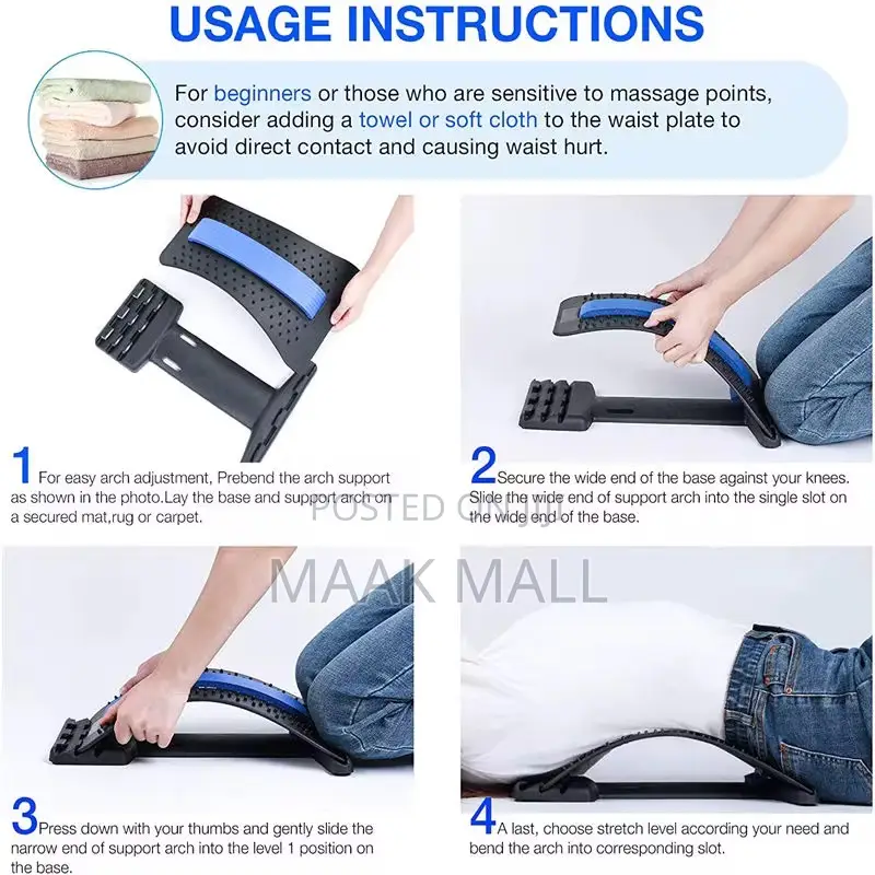 Adjustable 4level Orthopedic Lumbar Back Stretcher