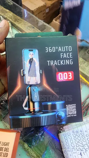 Q03 Ai Face Tracking Gimbal Stabilizer – 360° Rotation, Auto Follow