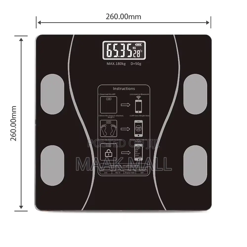 Smart Body Weight And Fat Digital Weighing Scale/ Monitor