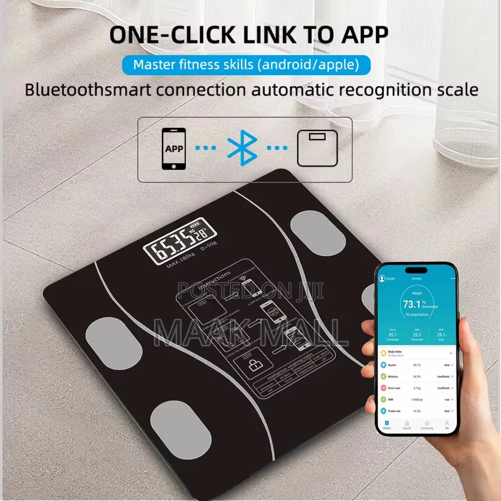 Smart Body Weight And Fat Digital Weighing Scale/ Monitor
