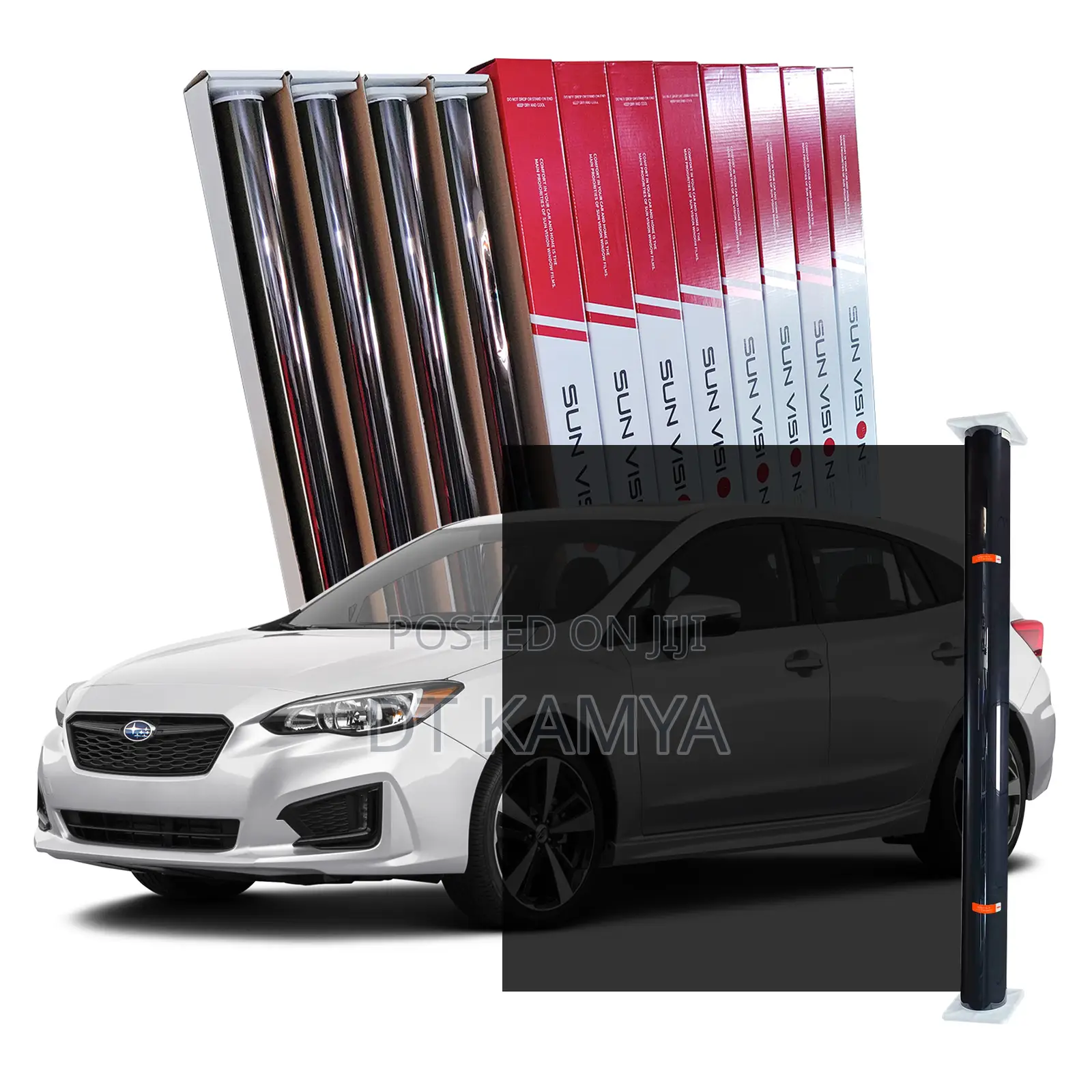 Nano Ceramic Car Tint Rolls / 1.52m X 30m / Dark, Dark Black Blue