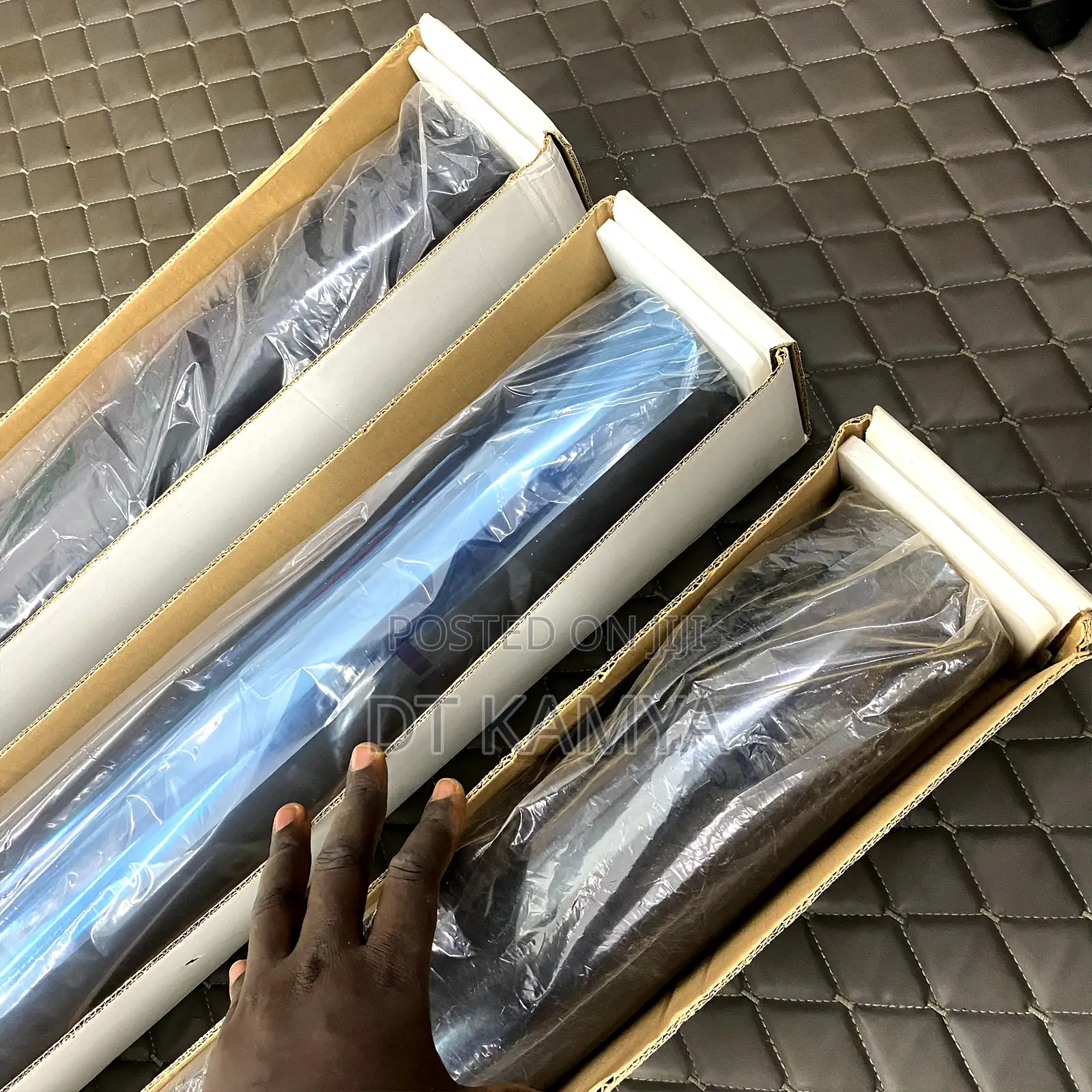 Nano Ceramic Car Tint Rolls / 1.52m X 30m / Dark, Dark Black Blue
