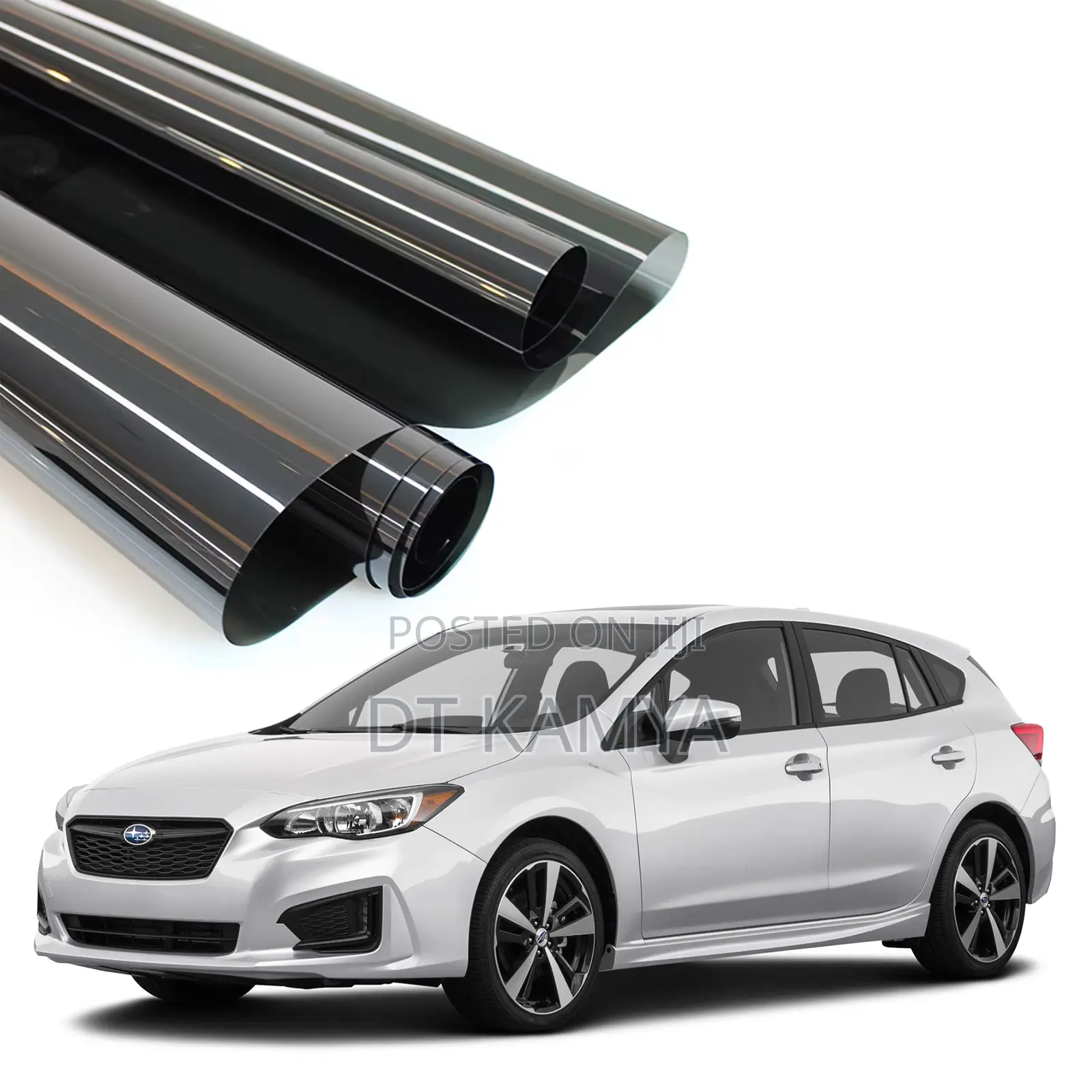 Nano Ceramic Car Tint Rolls / 1.52m X 30m / Dark, Dark Black Blue