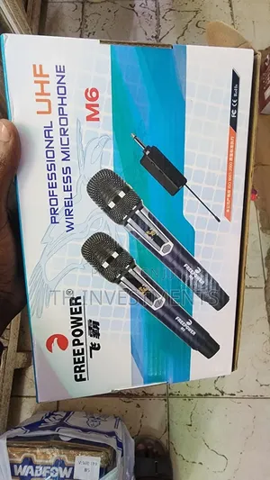 Double Wireless Microphone Free Power