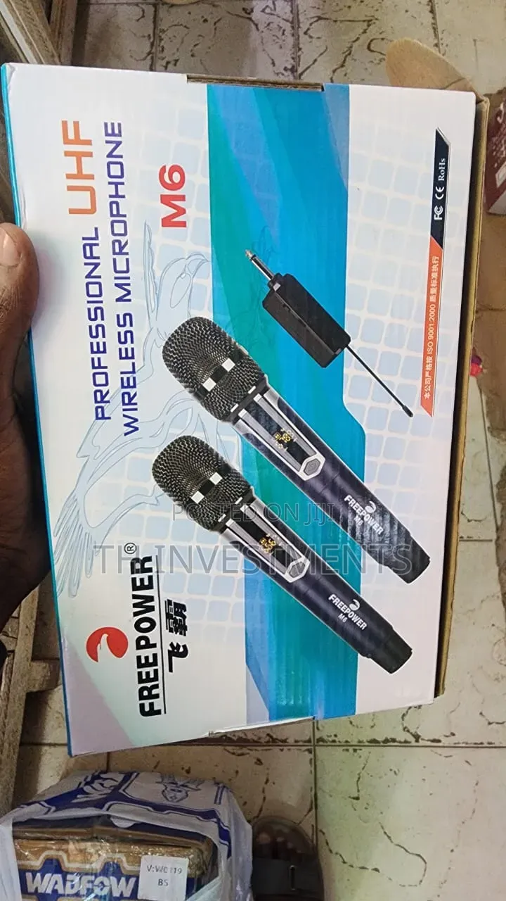 Double Wireless Microphone Free Power