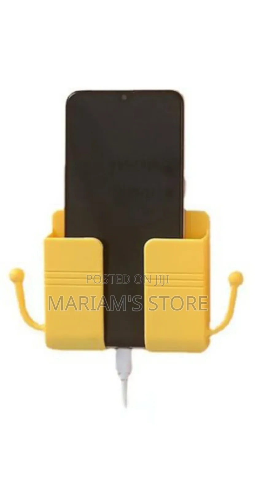 Plastic Wall Mount Organizer For Phones And Remote Controls.