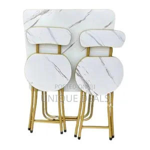 Outdoor Foldable Table With 2 Chairs
