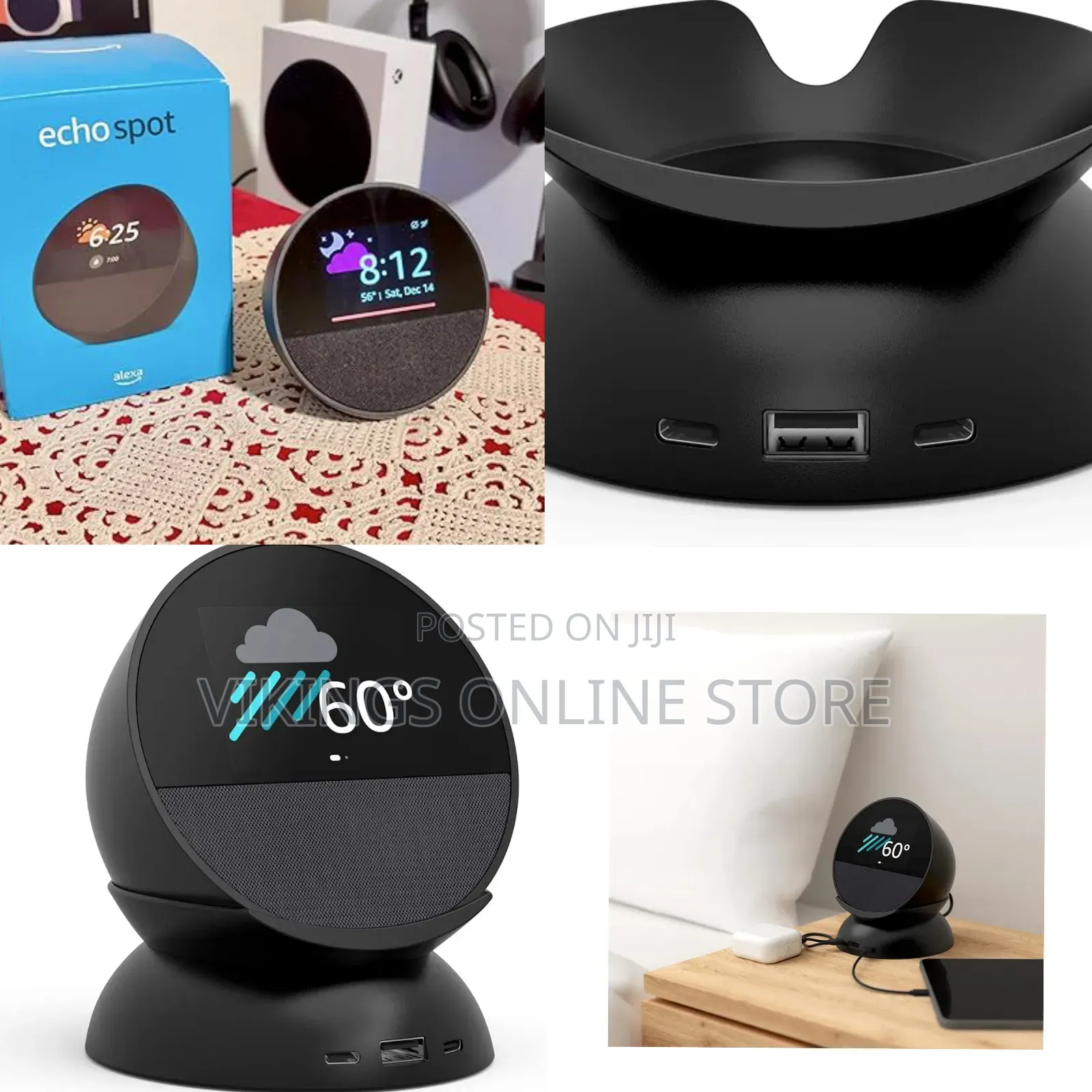 Amazon Echo Spot, A Smart Alarm Clock With Built-in Alexa