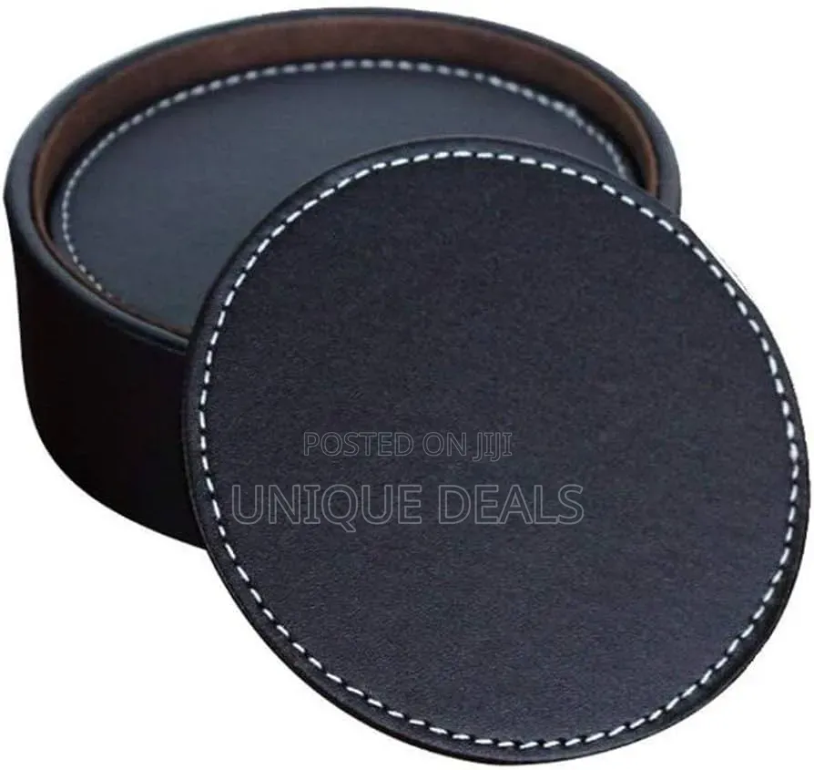 Pu Leather Drink Coasters