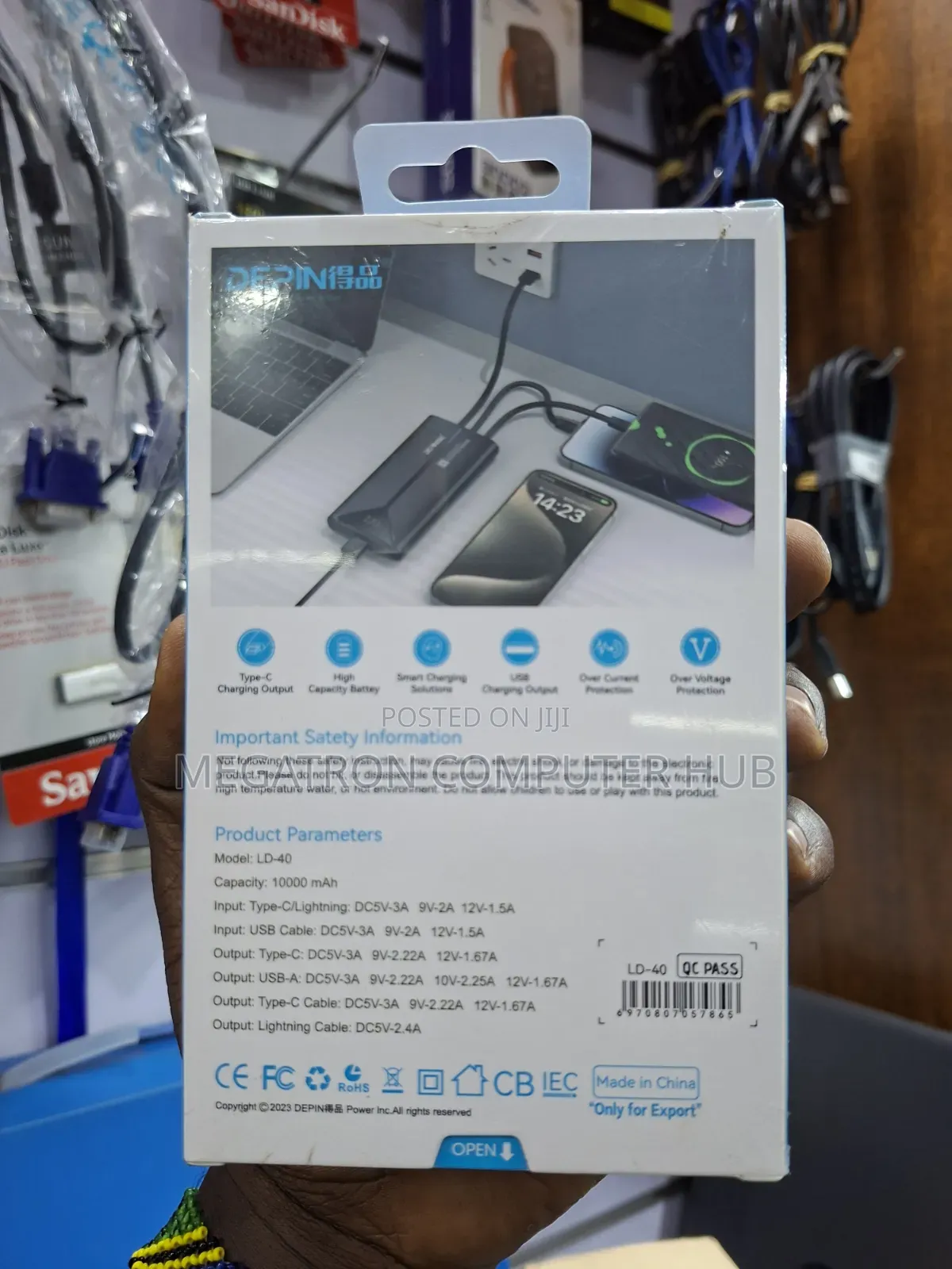 Depin 10000mah 22.5w Fast Charging Power Bank