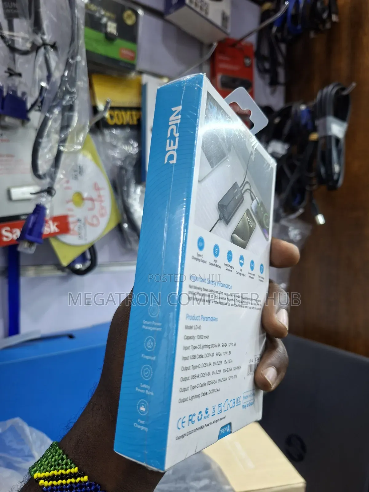 Depin 10000mah 22.5w Fast Charging Power Bank
