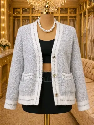 Warm Ladies Button Sweaters