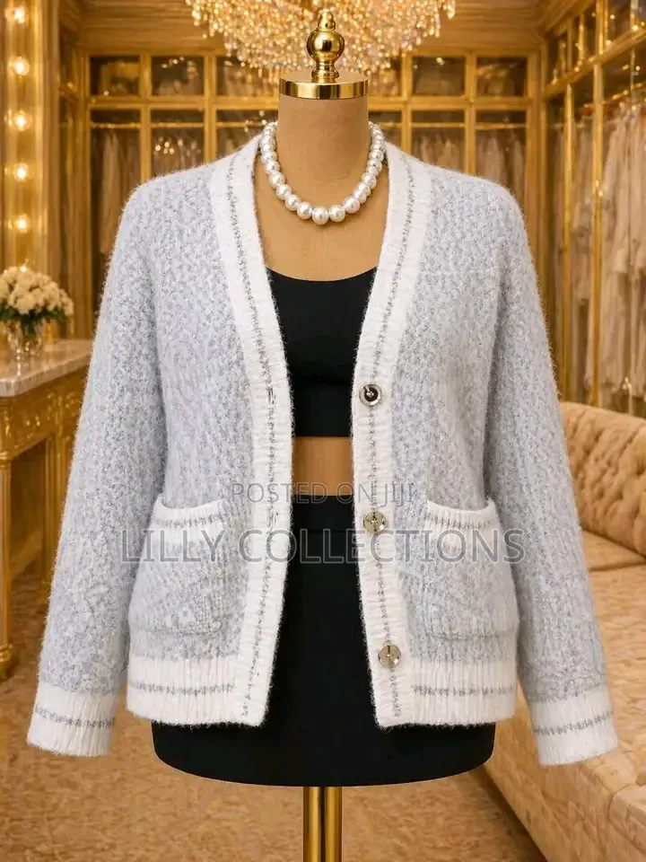 Warm Ladies Button Sweaters