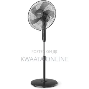 Philips Series 600 Pedestal Fan Acp620/01 Ultra Quite 5 Blades,3 Speed