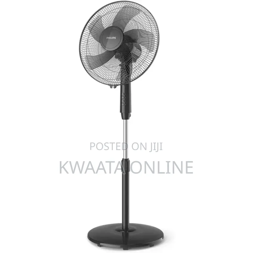 Philips Series 600 Pedestal Fan Acp620/01 Ultra Quite 5 Blades,3 Speed