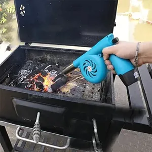 Rechargeable Air Blower With Outdoor Fire Tool For Bbq, Camping,