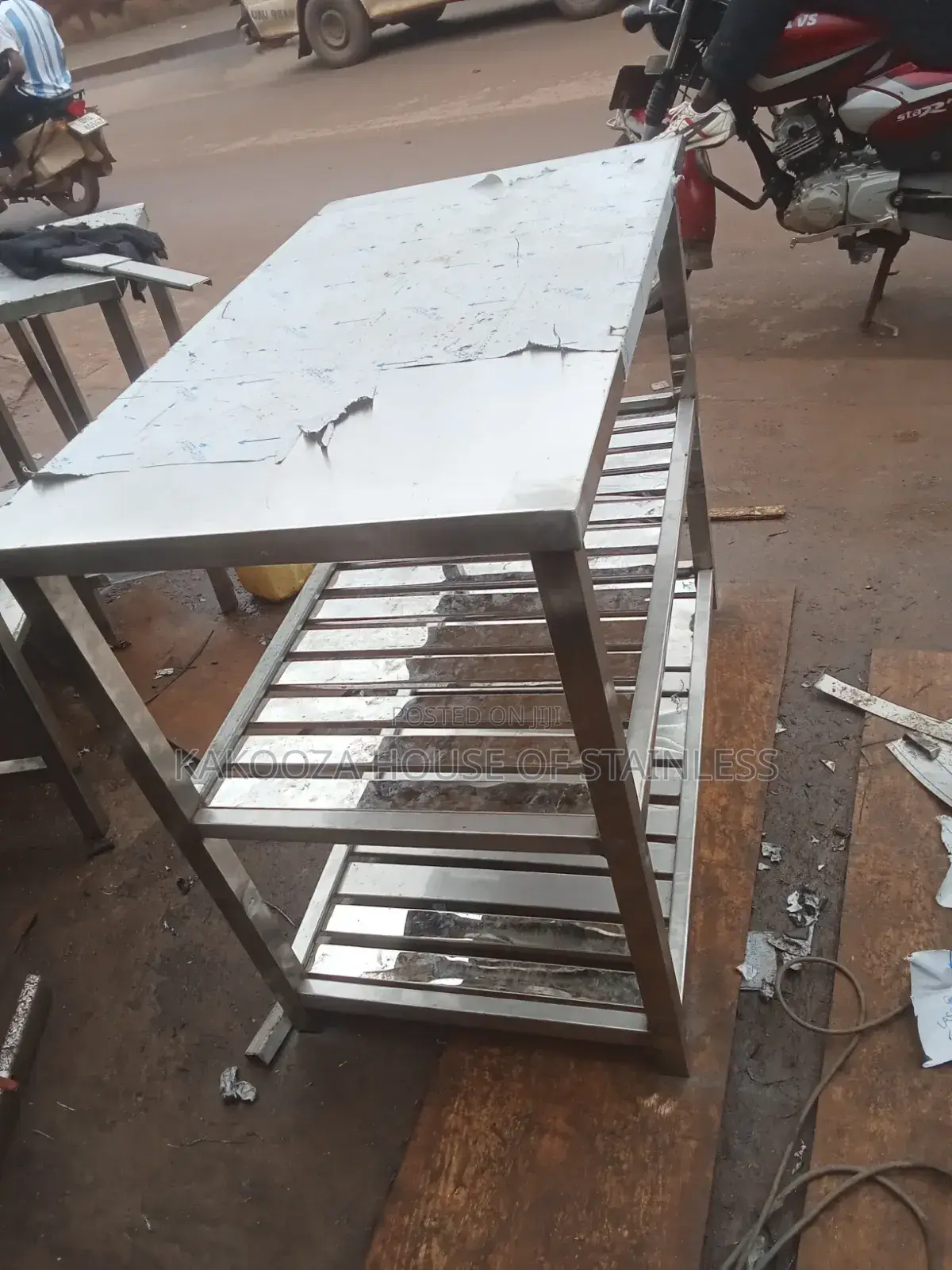 Commercial Working Top Stainless Steel